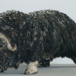 Sculpture bœuf musqué